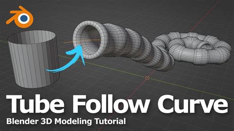 blender curve cylinder|blender cylinder along.